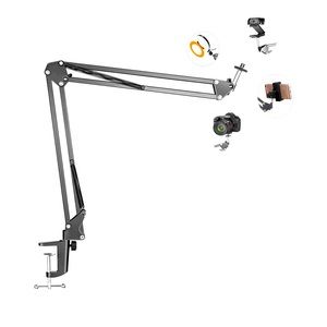 Lentok Overhead Tripod Mount for Camera Webcam Ring Light